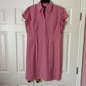 Kenneth Cole Reaction Gingham Shirt Dress
